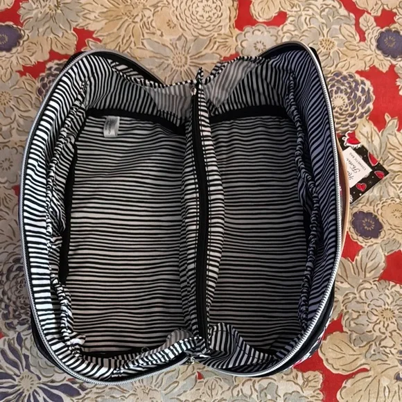 Brighton Love Black and Red Heart Cosmetic Case - Picture 5 of 10